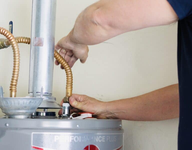 preparing water heater for winter