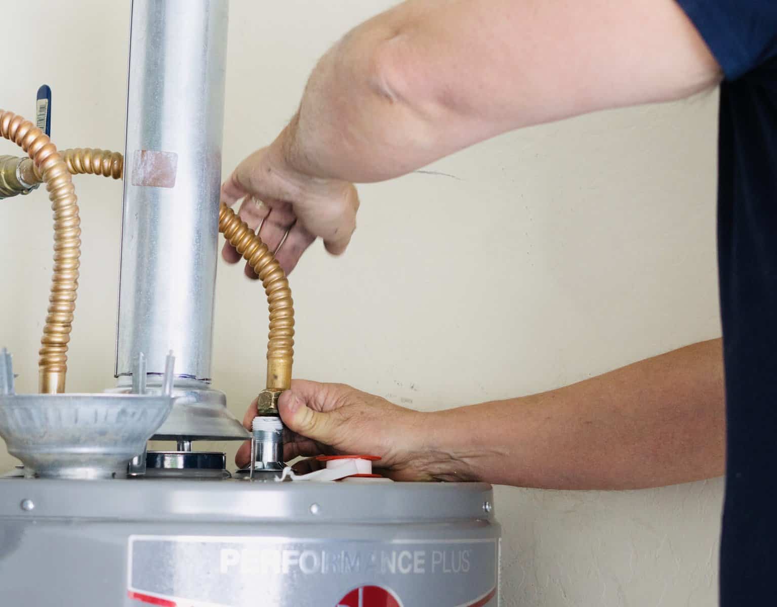 preparing water heater for winter